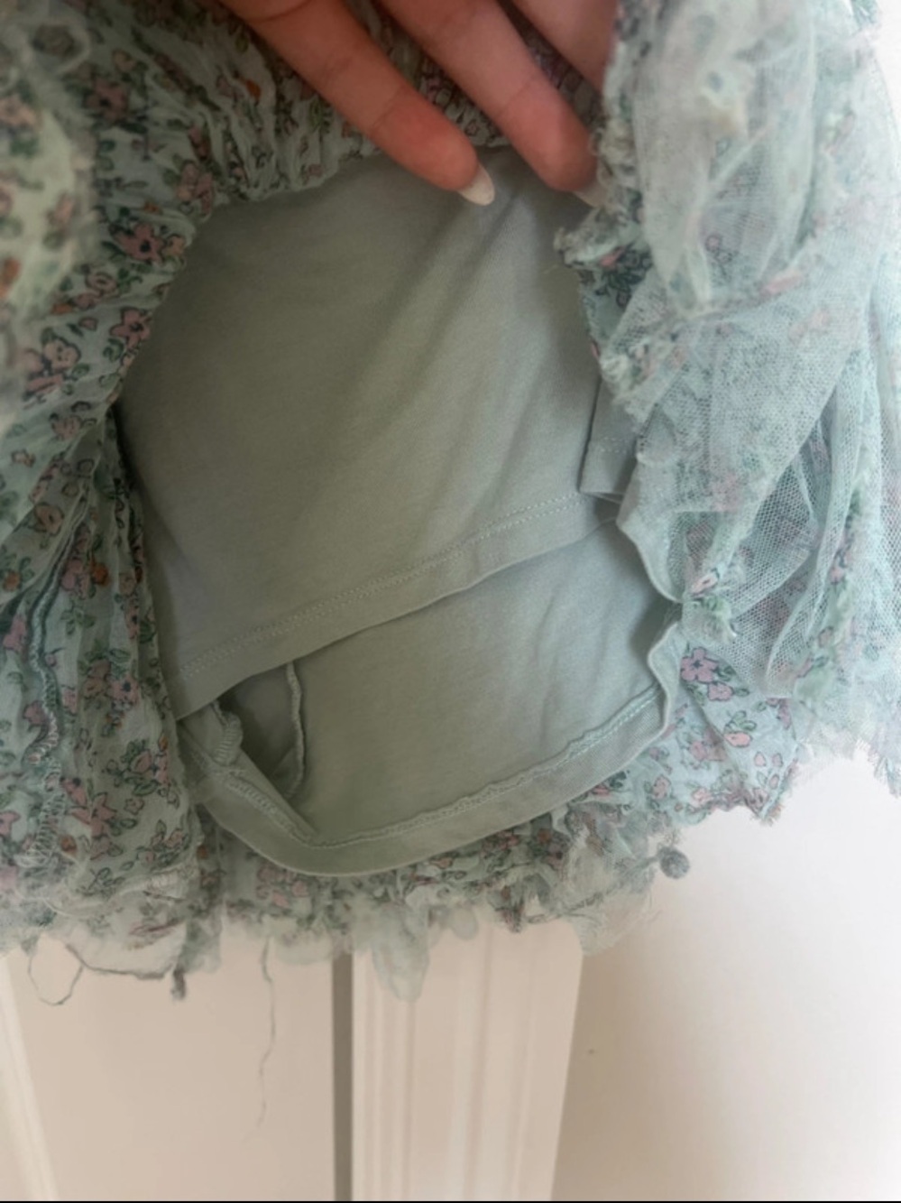 Free People Women’s Tulle Mini Skirt - Picture 4 of 4